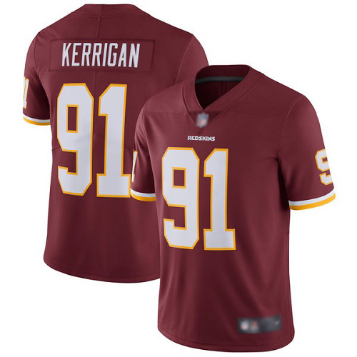 Washington Redskins Limited Burgundy Red Men Ryan Kerrigan Home Jersey NFL Football #91 Vapor->washington redskins->NFL Jersey